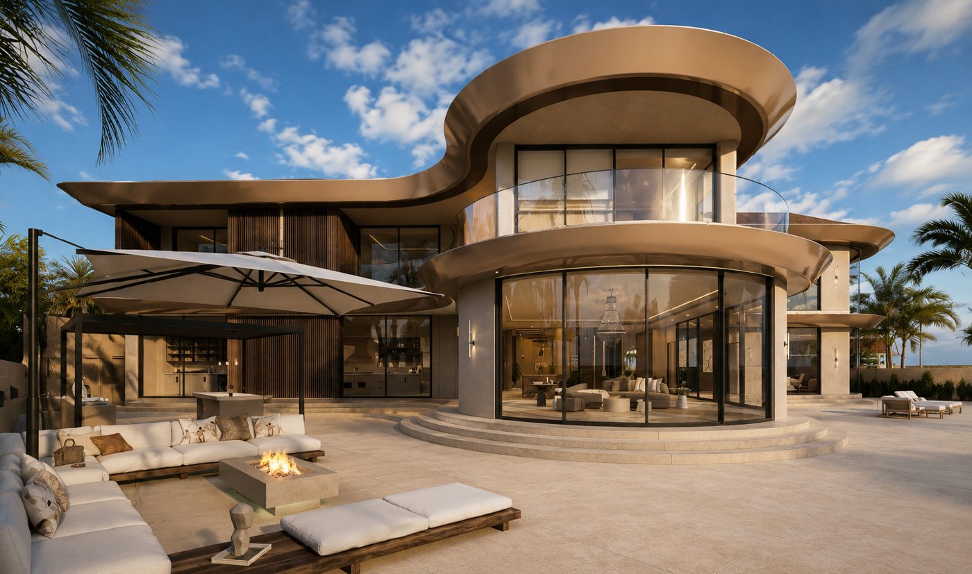 Palm Jumeirah Villa — Full interior & exterior renovation with landscaping by Oculii