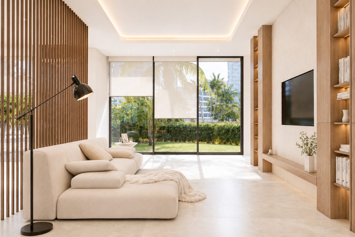 Al Barari Jasmine Leaf Villa — Full interior & exterior renovation by Oculii
